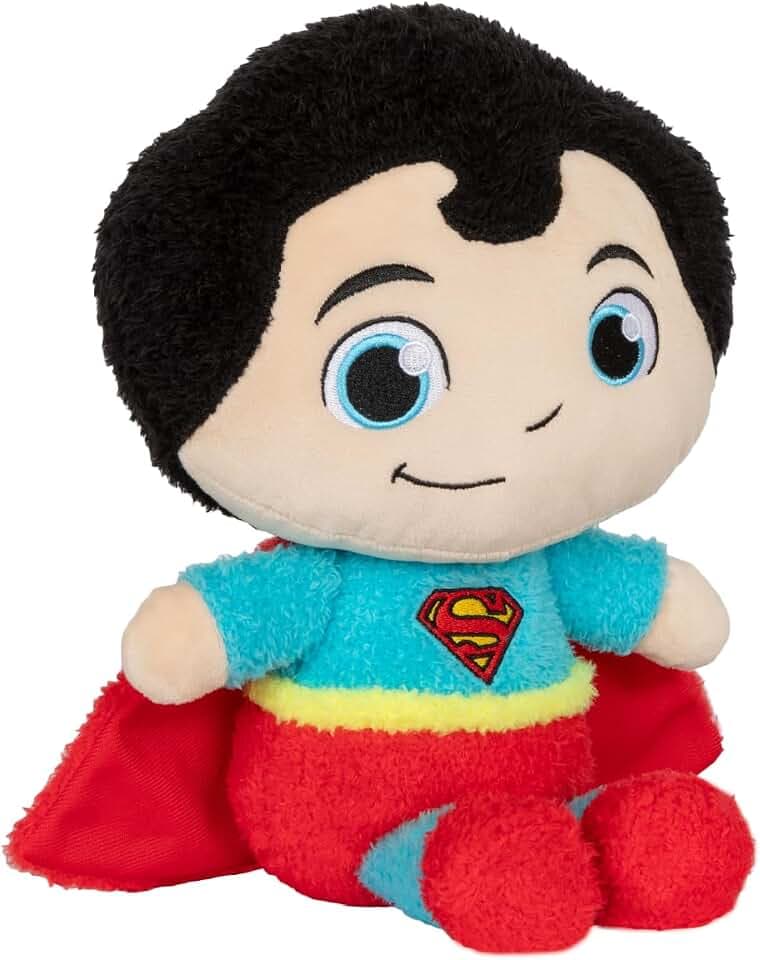 Kids Preferred WB DC Superman Extra Soft Plush Stuffed Superhero Toy for Baby and Toddler Boys and Girls – 12 Inch Plush