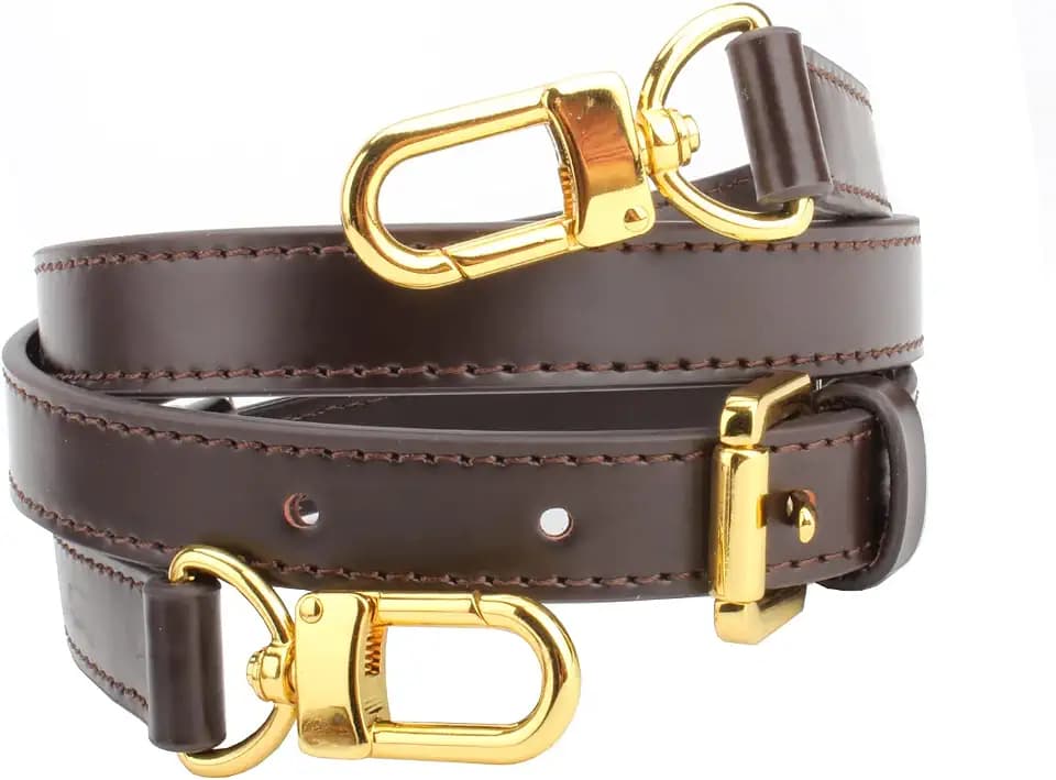 Vachetta Leather Adjustable Crossbody Strap for Leather Shoulder Strap Belt Replacement Suitable for L V Handbags