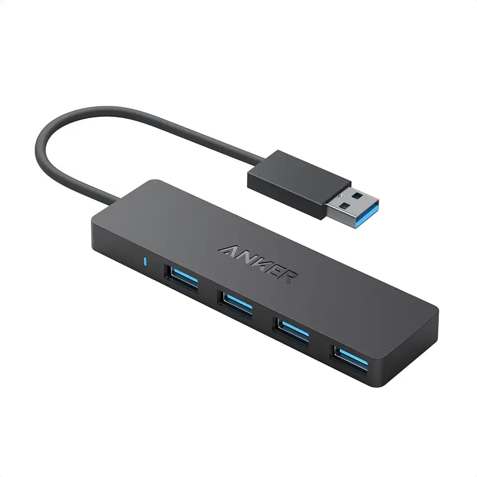 Anker USB Hub, 4-in-1 USB Splitter, 4 USB-A Ports with 5Gbps Data Transfer