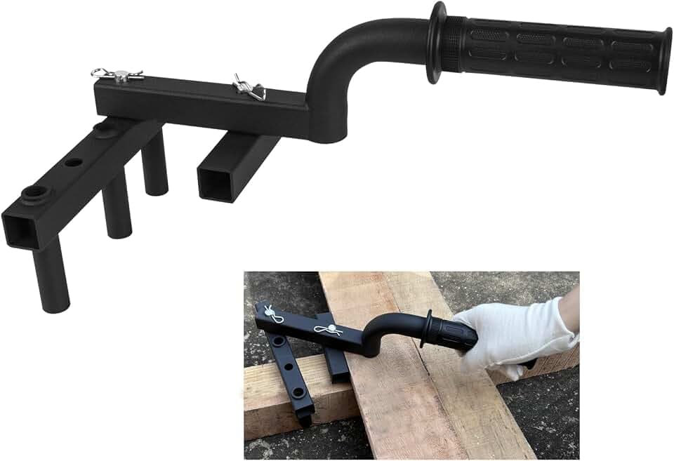 Deck Board Straightening Tool, Heavy Duty Deck Straightening Tool to Tighten Up The Gaps, Board Straightening Tool Bow Wrench for Straightening and Bending Boards, Universal Fit for Wood Deck