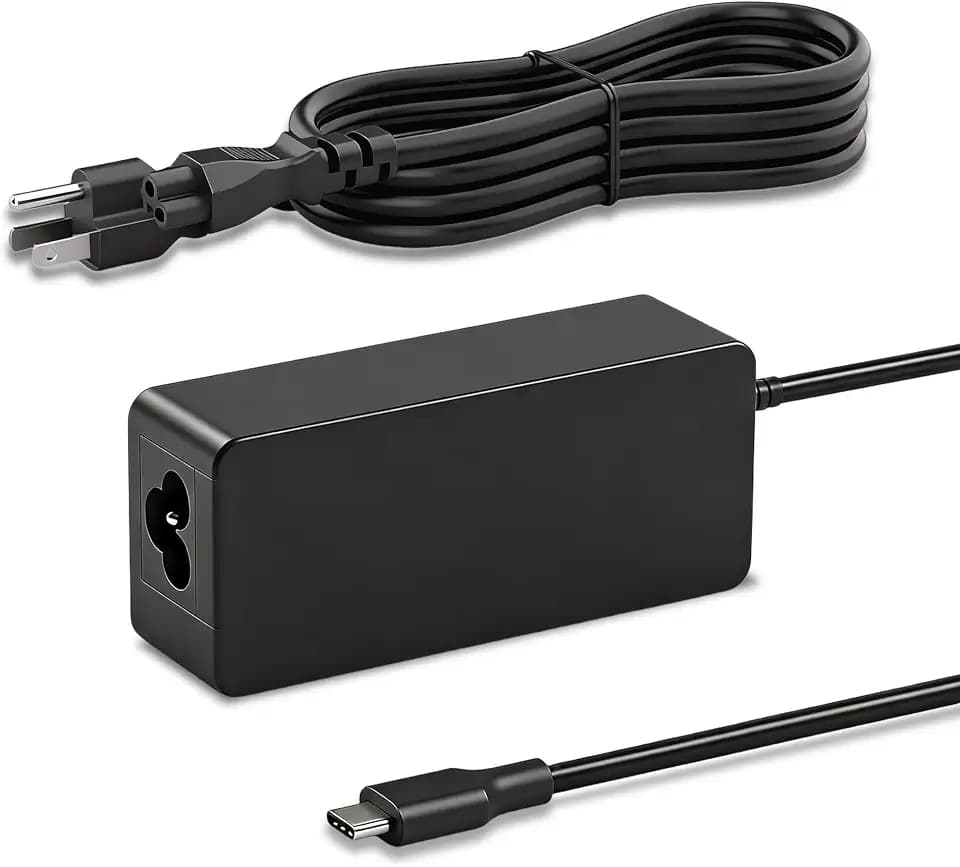 45W USB C Charger Compatible with Hp Dell Lenovo Acer chromebook Asus Samsung Sony Charger Fast Charging Type C HP Spectre X360 13 Elite X2 AC Adapter Power Cord Supply