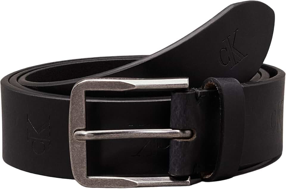 Calvin Klein Herren Classic Flat Lthr Belt 35mm Aop K50k511518 Fester Gürtel