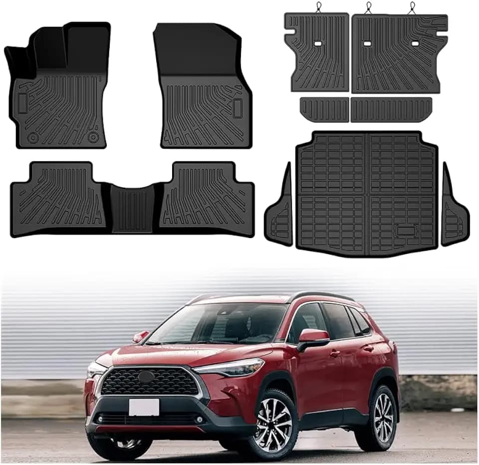 Mixsuper Floor Mat & Cargo Liner for Toyota Corolla Cross 2022-2026
