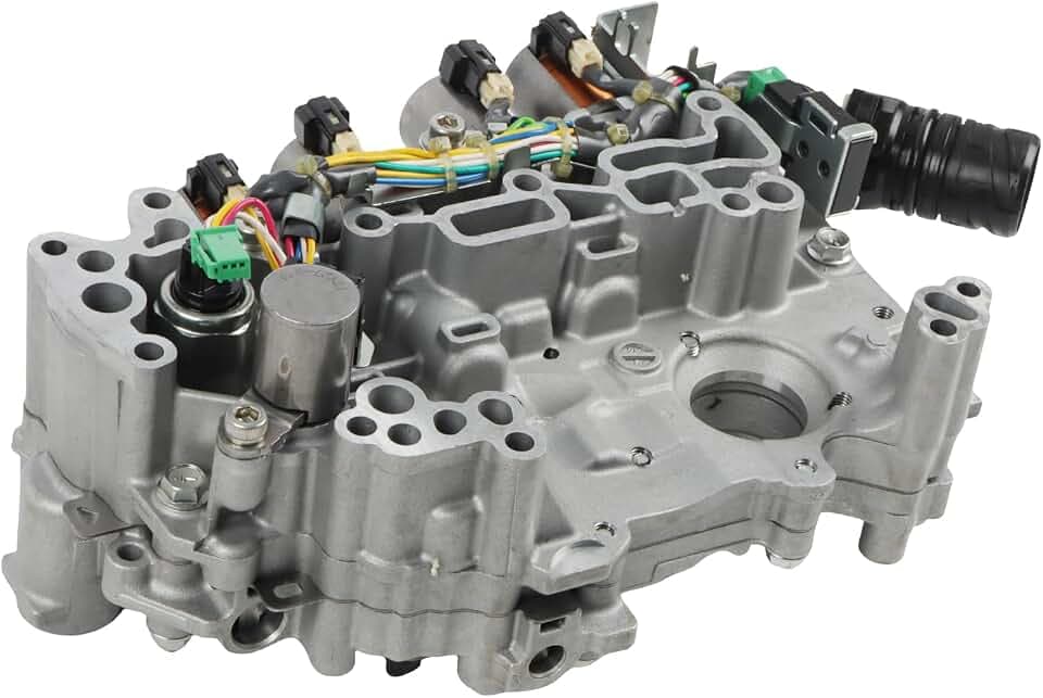 RE0F11A JF015E CVT Transmission Valve Body, Compatible with N-i-ssan Sentra 2013-2019 1.6L 1.8L, Automotive Transmission Valve Body With Solenoid Replaces Part 31705-X428E 31705-X428B