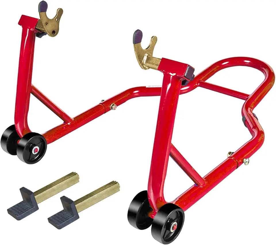 Jack Boss Motorcycle Stand Rear Combo Wheel Lift Stands, 500Lbs Capacity,Swingarm Spool Paddock Stands for Sport Bike,Fit for Yamaha, for Honda, Suitable for Kawasaki