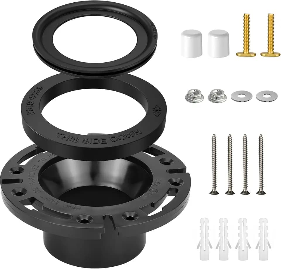 RV Toilet Seal, 3" Socket Floor Flange Kit Fits for Dometic 300 310 320
