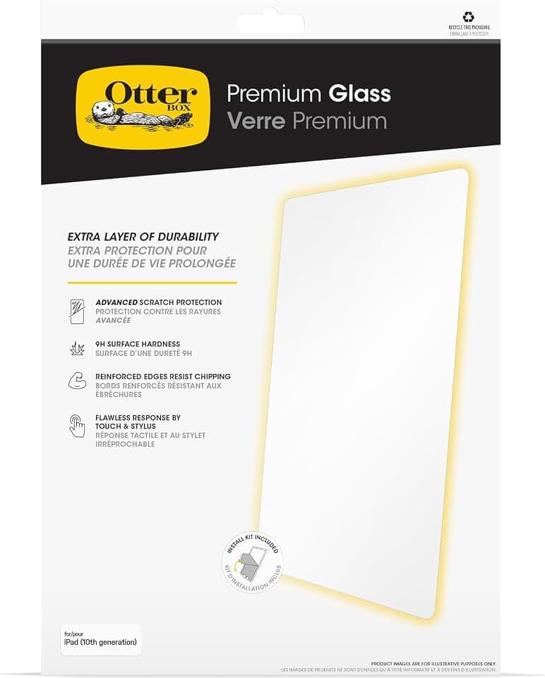 OtterBox Premium Glass Displayschutz für iPad 10. gen 2022, 11.gen 2025 A16