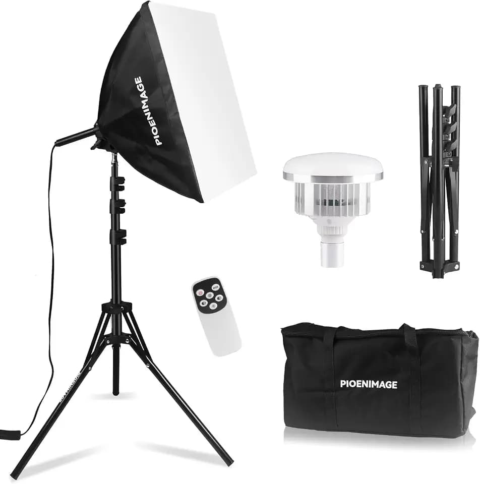 Softbox Photography Lighting Kit, 17in Softbox Studio Light