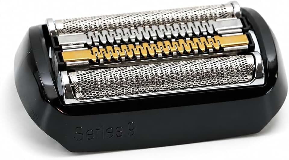 92B Scherkopf für Braun Series 9, Scherblatt Kompatibel mit Braun Elektrorasierer Herren S9, Ersatzscherkopf für 9050cc, 9280cc, 9370cc, 9070cc, 9290cc, 9075cc, 9295cc（Schwarz）