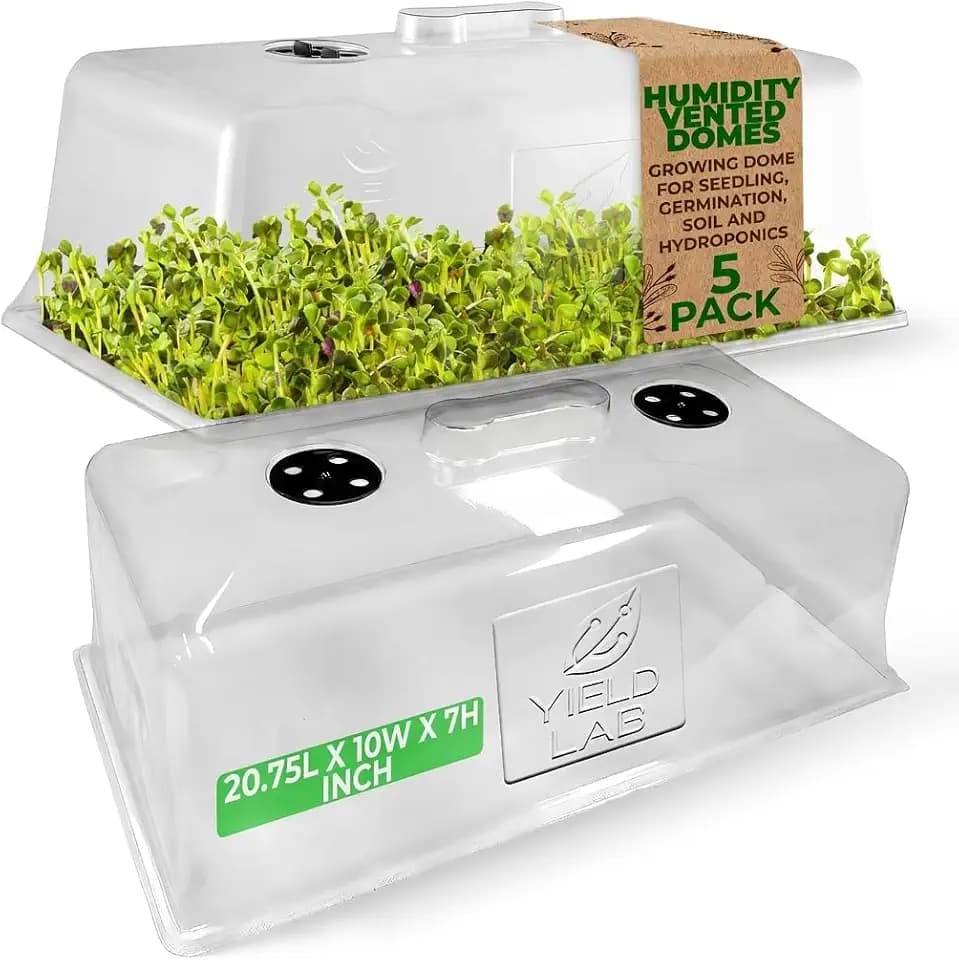 7 Inch Clone Dome - 5 Pack Humidity Vented Domes - Plant Growing