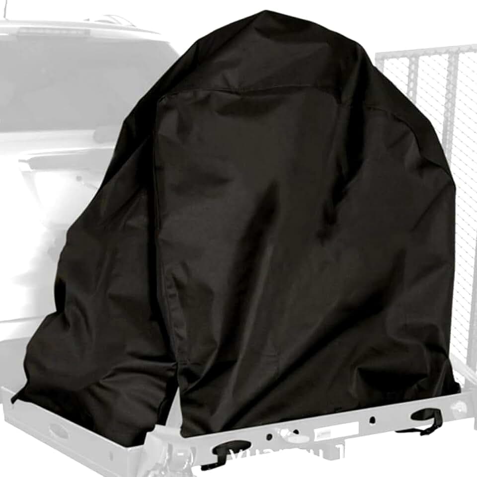 Waterproof Wheelchair Cover for Electric Power Chairs & Mobility Scooters - All-Weather Heavy Duty 600D Oxford Fabric with Storage Bag, Travel Transport Cover Fits up to 44.1"L x 38"H (Black)