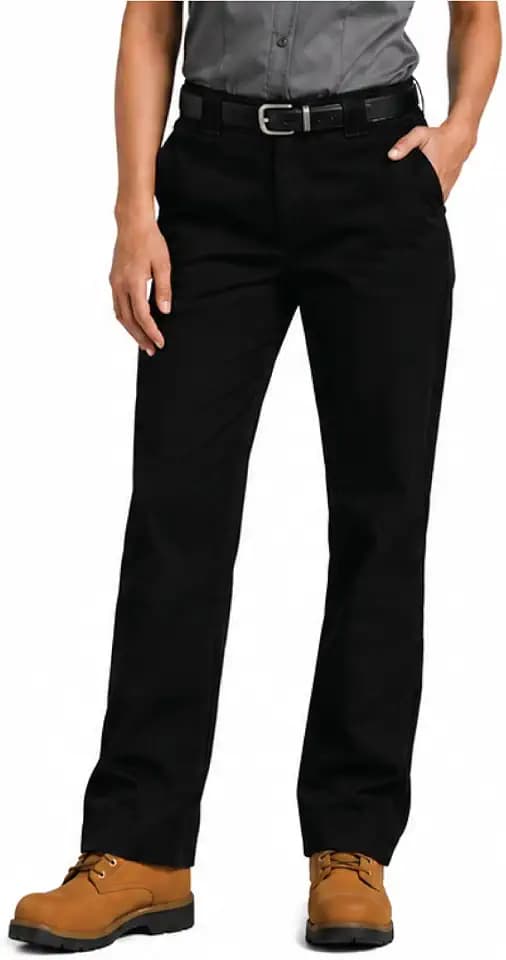 Women's Flex Original Fit Work Pants, Black, 6 RG