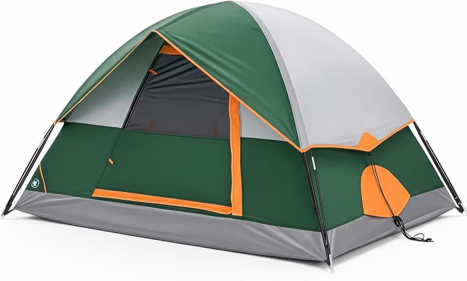 OLIXIS Camping Tent 2 Person, Tent for Camping, Fast Setup, Compact Carry