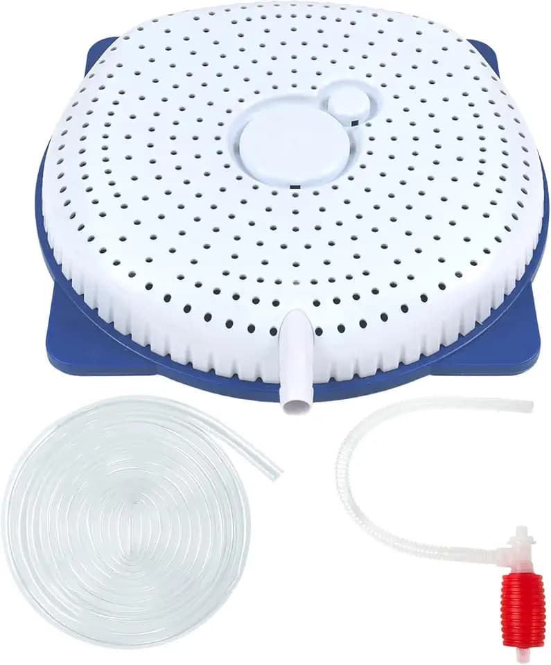 YEXEXINM Pool Cover Water Siphon Pump Kit, Automatic Removal for Above Ground Swimming Pools Cover Drain Pump with Hose & Pump for Above Ground Swimming Pools, Covers, & Hot Tubs Winterizing Kit