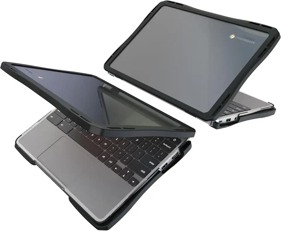 UZBL Air Hard Shell Case for HP G11 Chromebook 14", Student-Proof K-12 Protective Clear Cover (1-Pack)