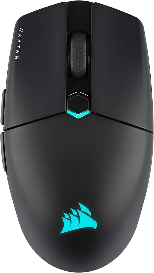 Corsair KATAR Elite Wireless Ultraleichte FPS Gaming Maus - Schwarz