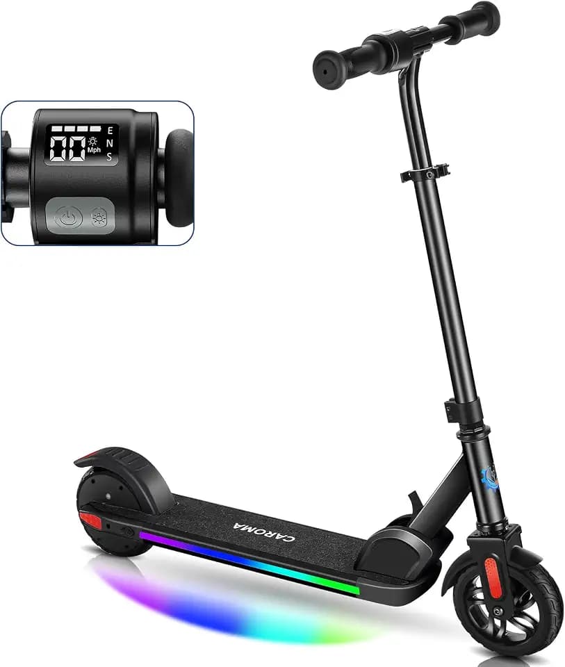 Caroma Kinder E Scooter 6-14 Jahre, 150W, 16 km/h, klappbar, verstellbar