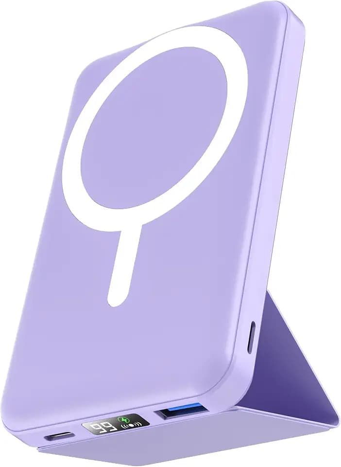 podoru for MagSafe Power Bank 10000 mAh, Foldable Magnetic Portable Charger