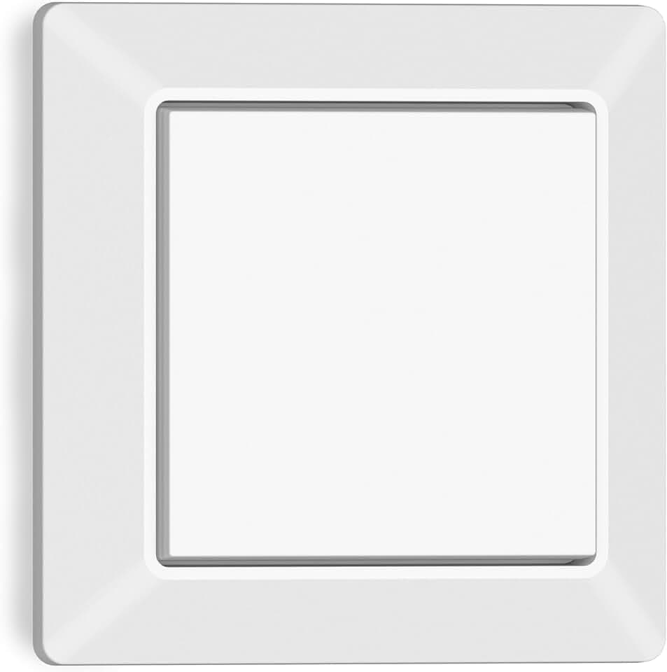 Steinel Connect Funktaster TapDuo C, smarter Wandtaster, kabellos, batterielos, Wandschalter, Einrichtung und Vernetzung per App