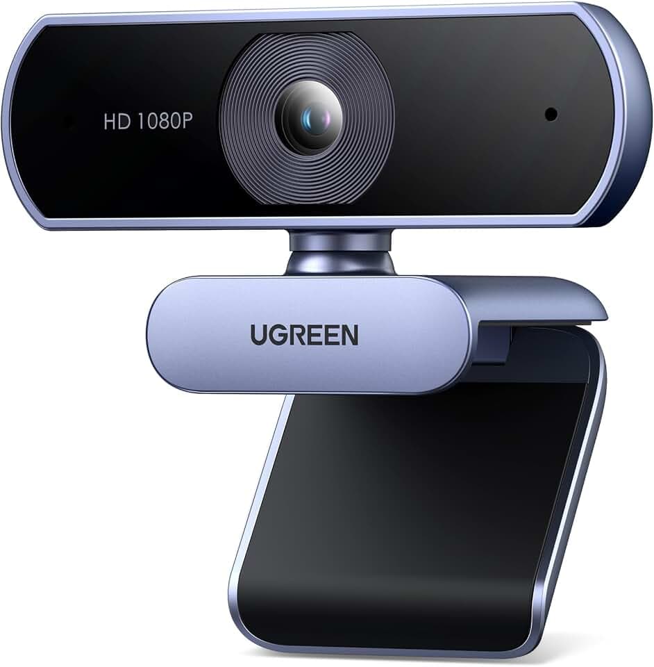 UGREEN FineCam Lite 1080P, Dual-Mikrofon, Fixfokus, mit Privacy Cover