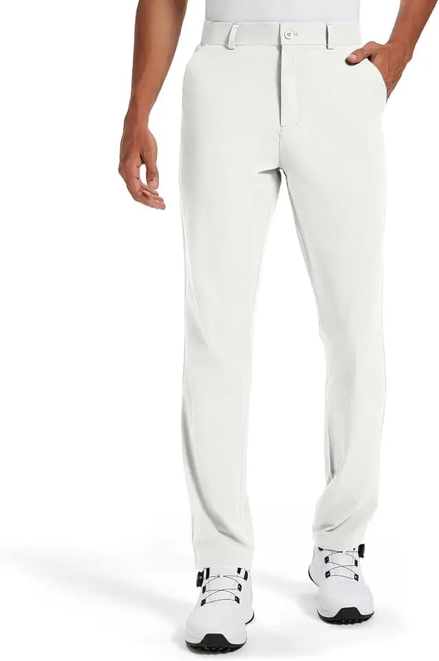 Men's Golf Pants Chinos Stretch Work Dress Quick Dry 30"/32"/34"