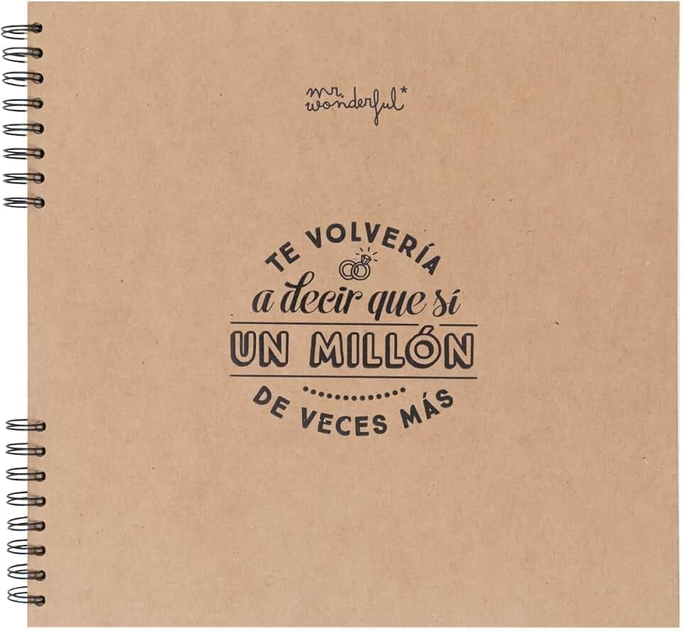 Mr. Wonderful Iconic Fotoalbum – Ich würde Ihnen eine Million Mal mehr Ja sagen