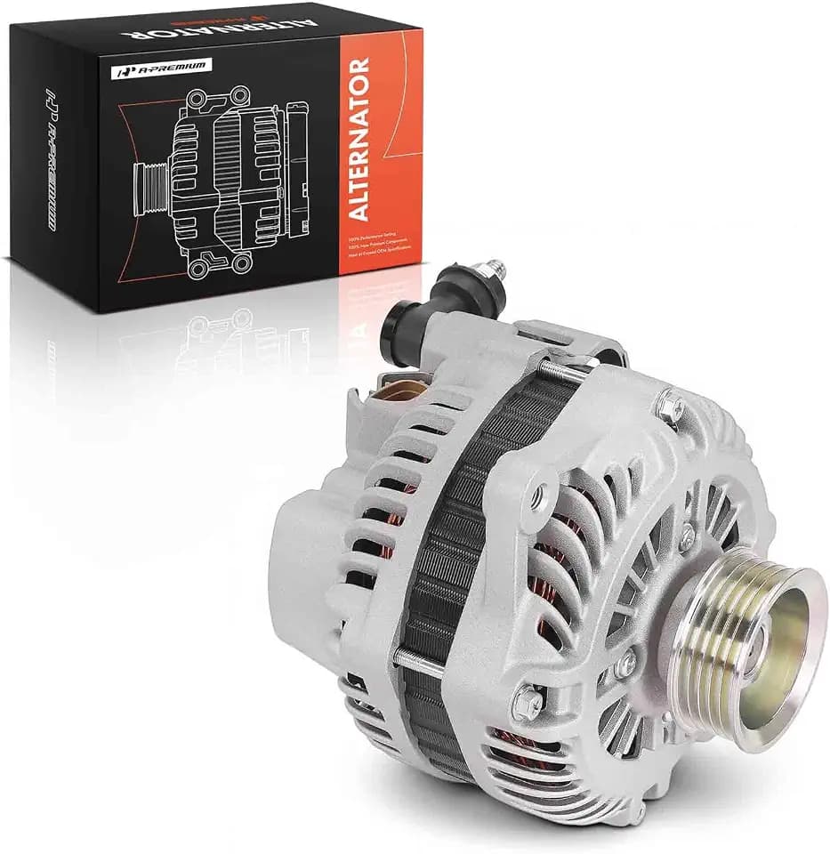 A-Premium Alternator, 12V 110A 5-Groove Pulley CW, Compatible with Subaru