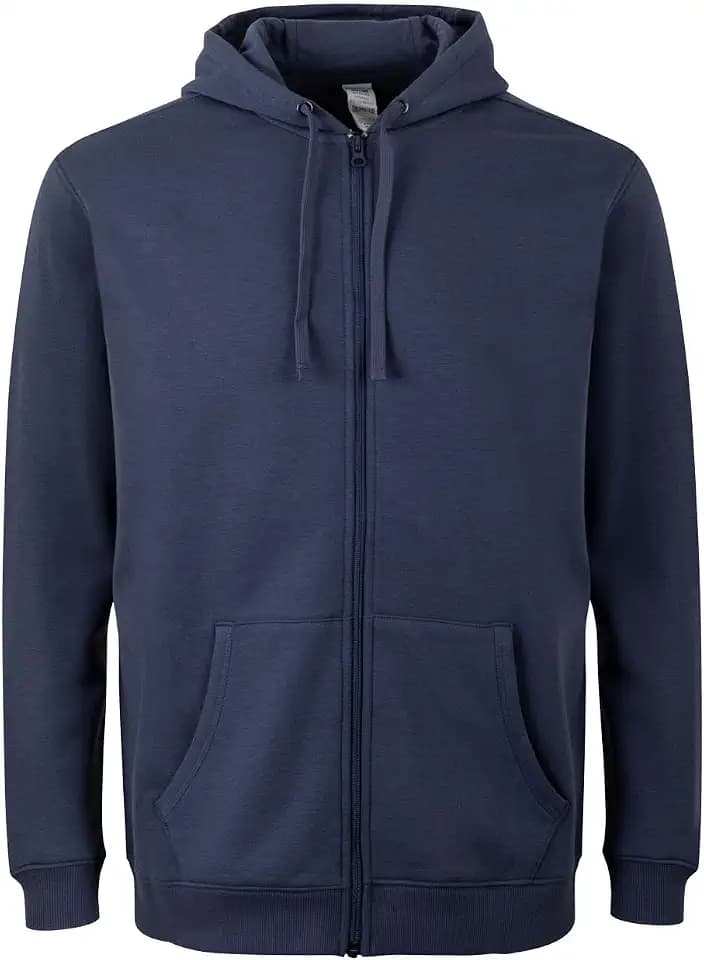 Mukua SF270U Unisex Sweatshirt mit Reißverschluss und Kapuze, Denim Blue, Größe XL, Denimblau, XL