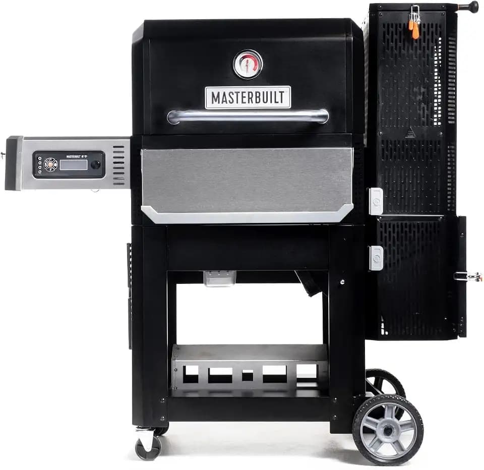 MasterBuilt Gravity Series 800 Holzkohlegrill, Schwarz