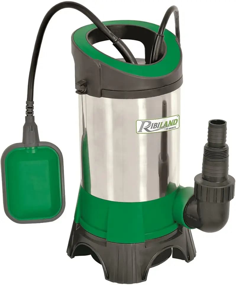 RIBILAND - Vakuumpumpe für geladenes Wasser, Edelstahl, 750 W
