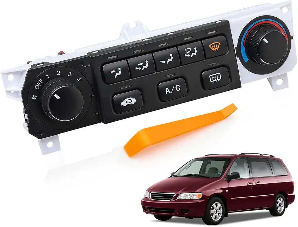 599-269 AC Control Panel Compatible with 1999-2004 Honda Odyssey LX 3.5L V6 Climate Control Module, OEM 79600-S0X-A01ZA 79600-S0X-A02Z 79600-S0X-A03ZA HVAC A/C Heater Climate Control Module