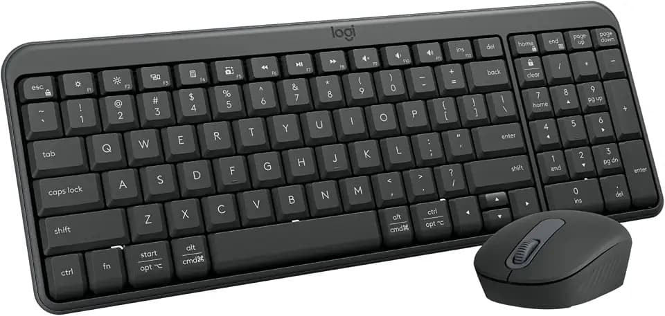 Logitech MK250 Wireless Bluetooth Keyboard and Mouse Combo - Graphite