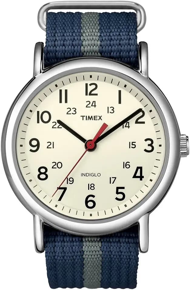 Timex Unisex Special Weekender Slip Through Quartz Watch with Analogue Display and Nylon Strap