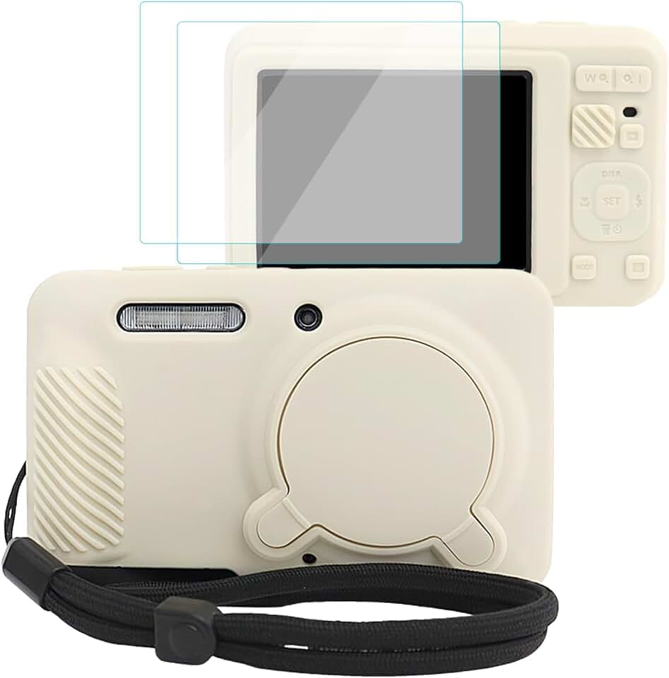 VOVMOEYA Zubehörset für Kodak PIXPRO FZ55 Silikon Schutzhülle, Hülle