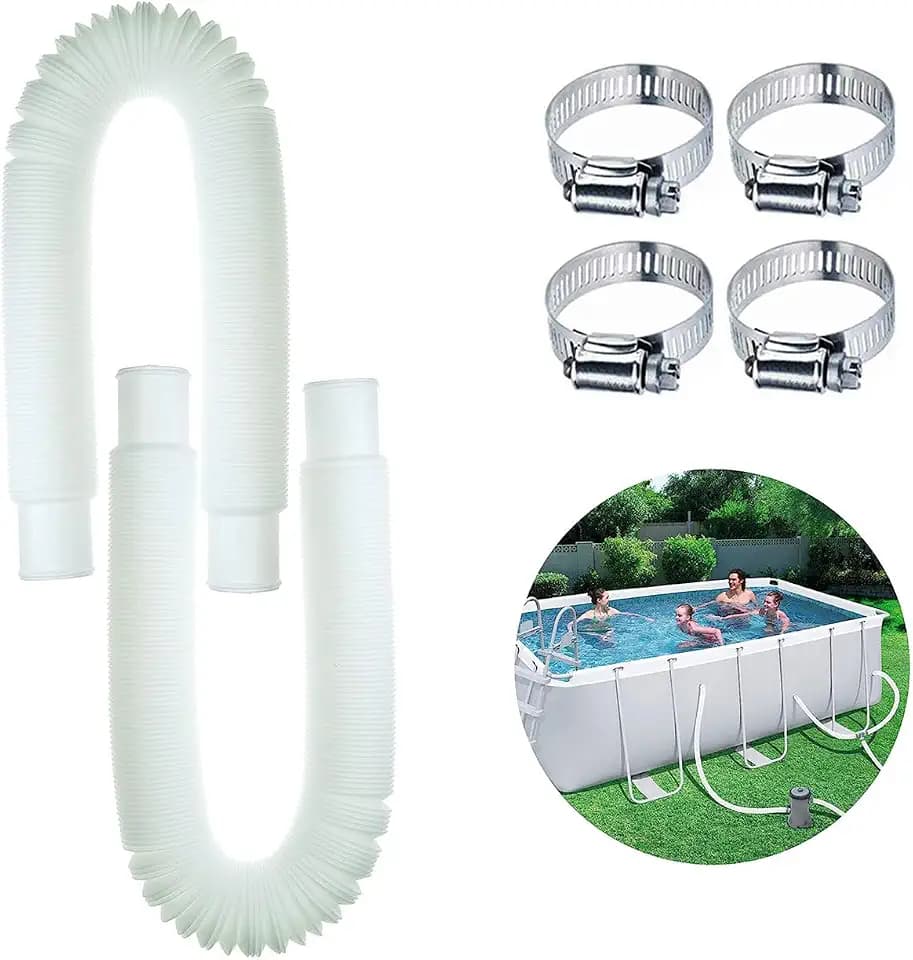 Replacement Hose for Intex Above Ground Pools, 1.25" Filter Pump Hose 2pcs
