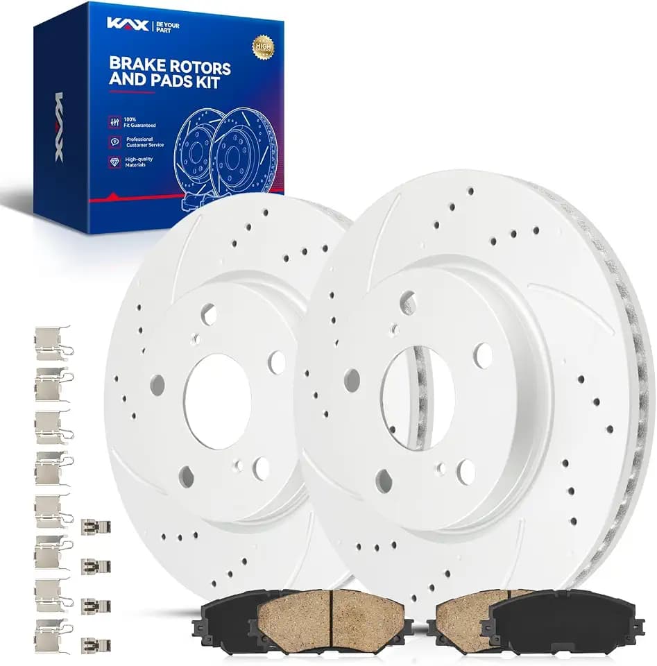 KAX Front Brake Kit for RAV4, Prius V, xB, HS250h, 31440+D1210 Front Brakes