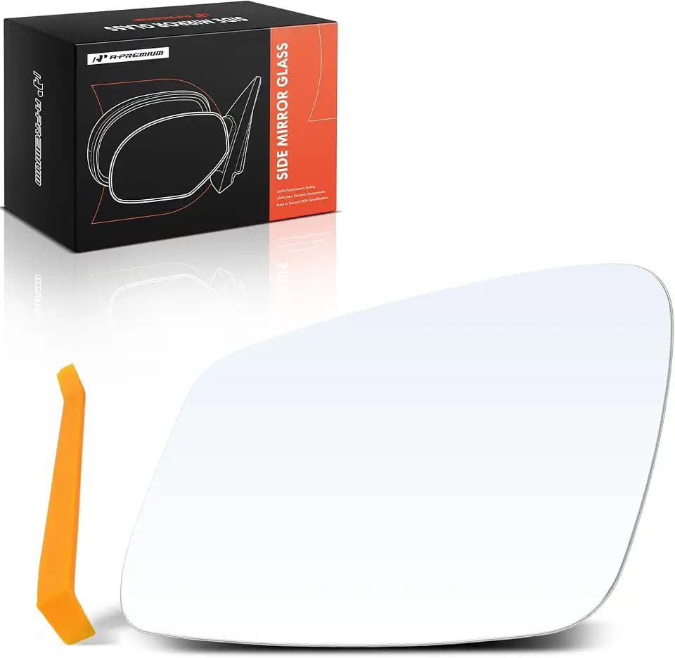 A-Premium Left Driver Side Power Heated Mirror Glass Compatible with BMW