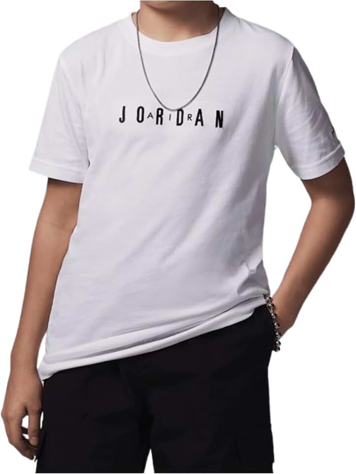Nike Baby - Jungen Jordan Big Kids' Embroidered Logo T-Shirt Arbeits-T-Shirt