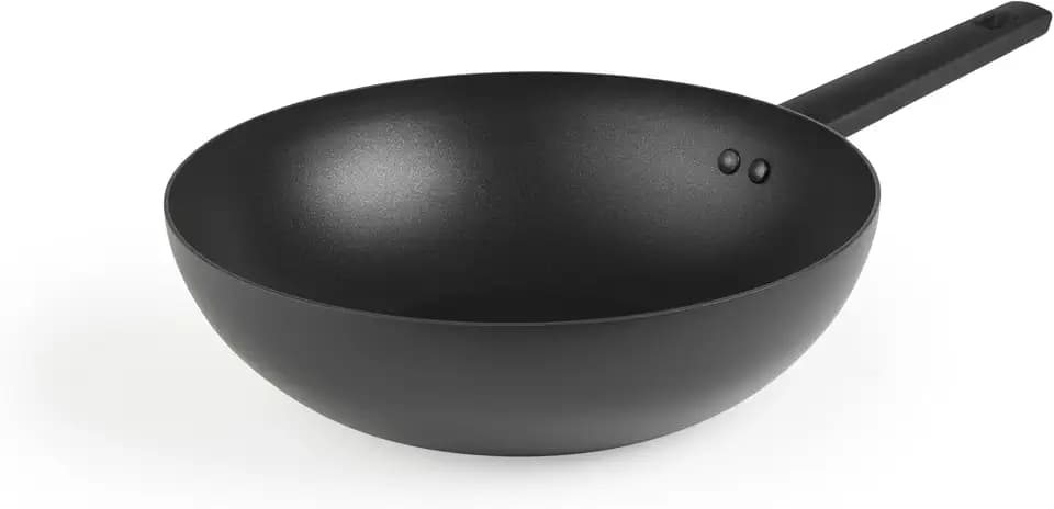 Russell Hobbs RH02842EU7 Shield 28 cm Pfanne – Antihaftbeschichtung 10x härter, leicht zu reinigen, induktionsgeeignet, Aluminium-Wok, Metall-Utensiliensicher, Cool bleibender Griff, kein Öl verwenden