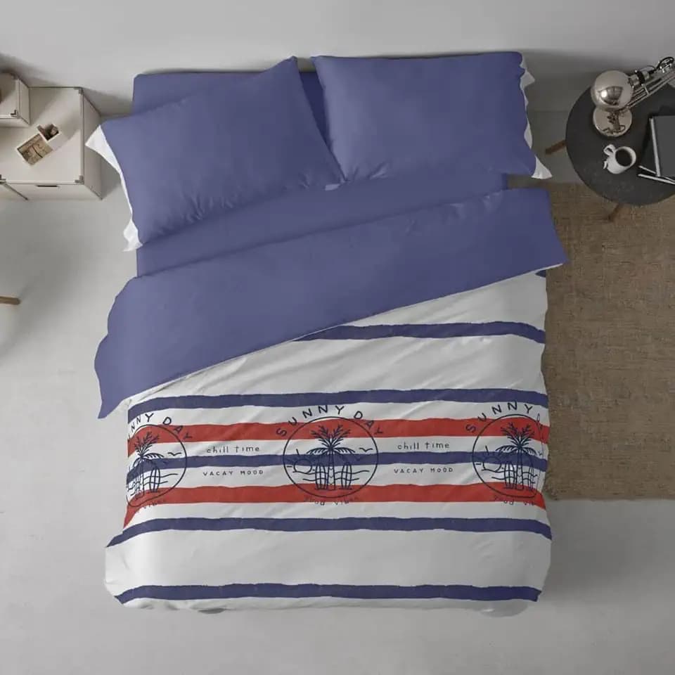 Burrito Blanco Bedruckter Bettbezug, Baumwollmischung, für Bett 105