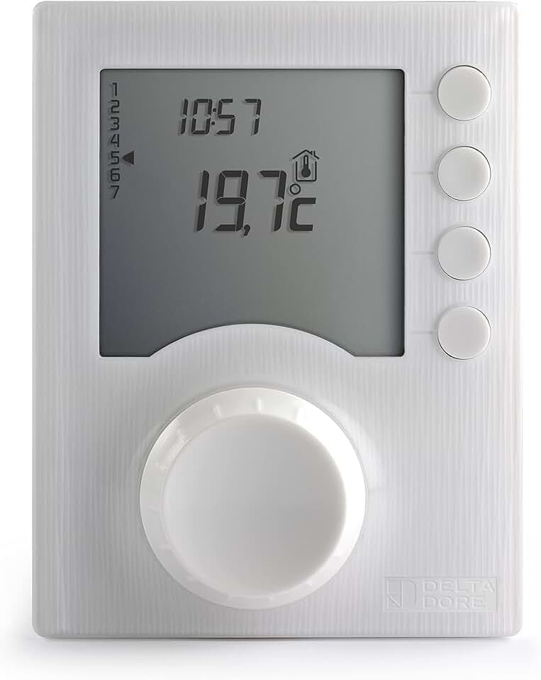 Delta Dore Tybox 117+ Wandthermostat für Zentralheizung, Programmierung | Temperaturmanagement - 6053063