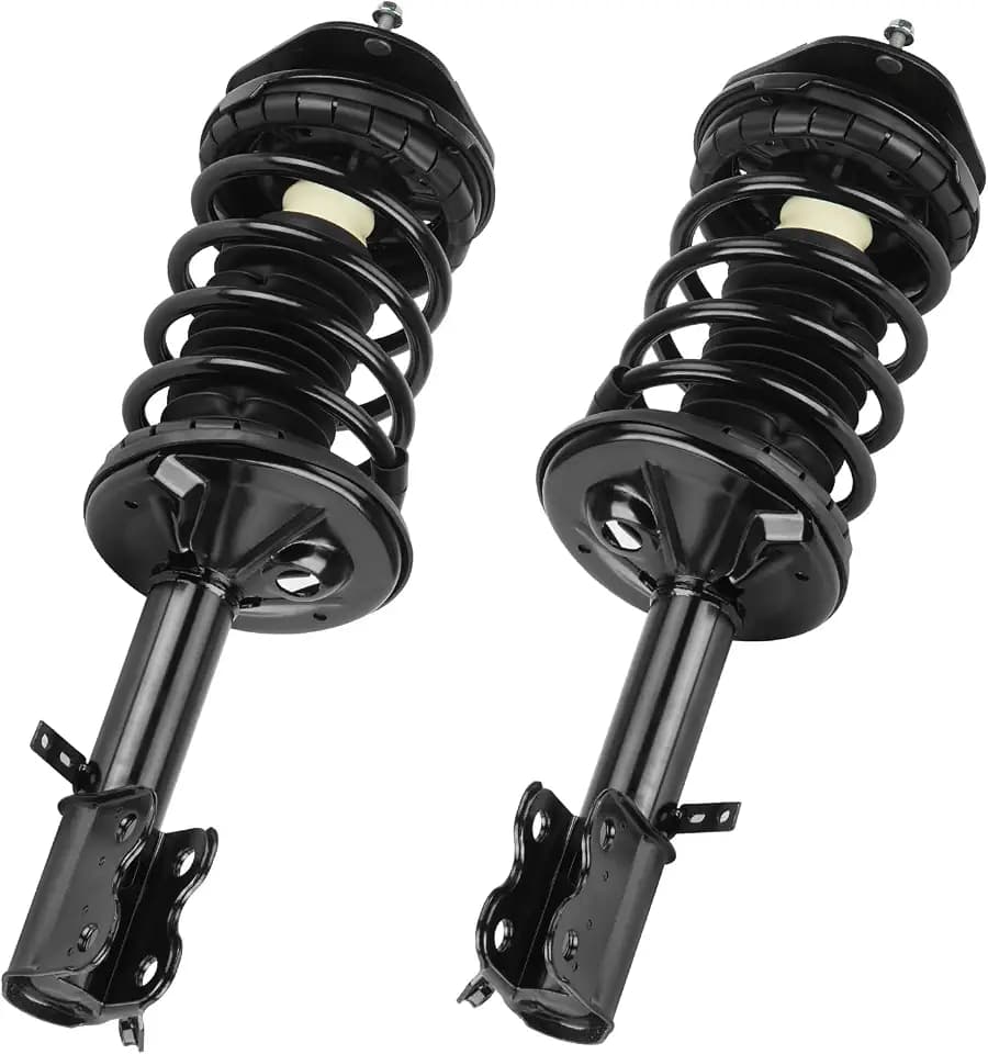 Front Complete Coil Spring Strut Assembly Shock Absorber Fit for Toyota for Corolla 93-02, for Geo for Prizm 93-97, for Chevrolet for Prizm 98-2002, Spring Shock Absorber Replace for 271952L, 271951R