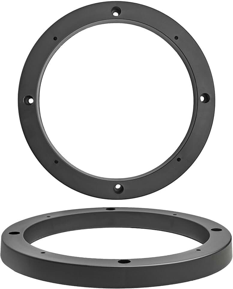 NuIth Universal 6.5 inch Car Door Speaker Mounting Ring Spacer Adapter