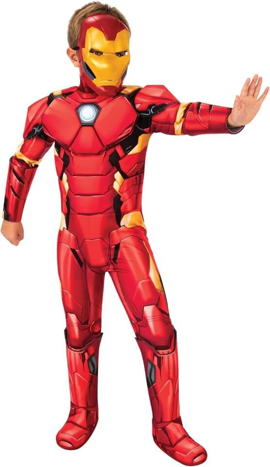 RUBIE'S Disfraz Iron Man Deluxe Inf Kostüm für Kinder, Unisex