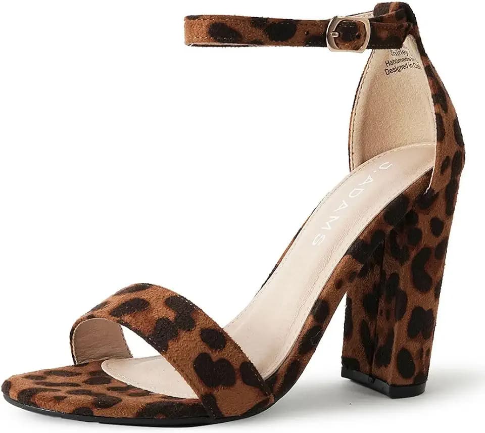 J. Adams Shirley Heels for Women - Ankle Strap High Heel Dressy Sandals