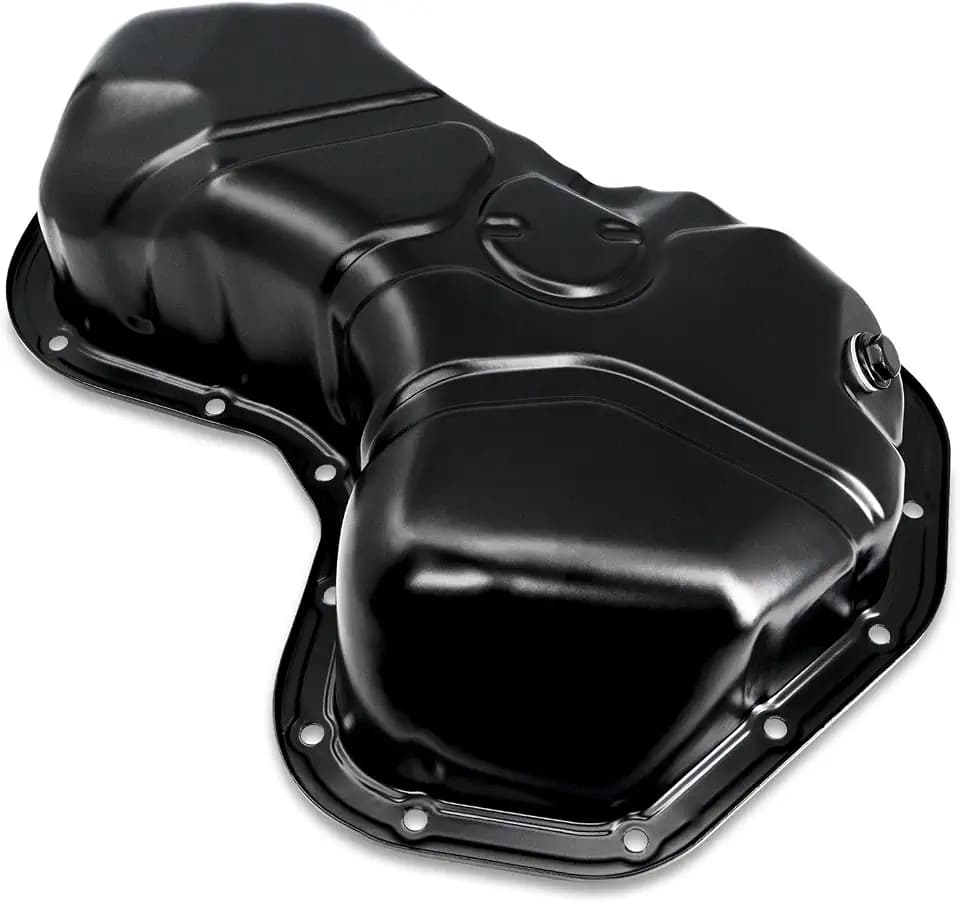 Lower Engine Oil Pan Sump with Drain Plug, Compatible with 2007-2017 Toyota Camry, 2006-2012 RAV4, 2008-2016 Highlander, 2007-2016 Sienna, 2005-2018 Avalon, 2009-2016 Venza & Lexus RX350 RX450h ES350