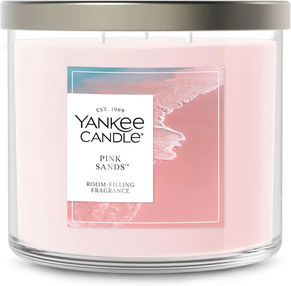 Yankee Candle Pink Sands Scented Candle, 14.5oz 3-Wick