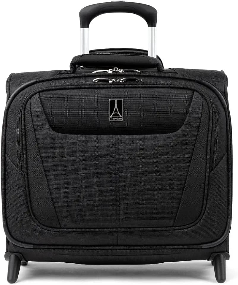 Travelpro Maxlite 5 Softside Rolling Underseat Tote, Black, 14-Inch