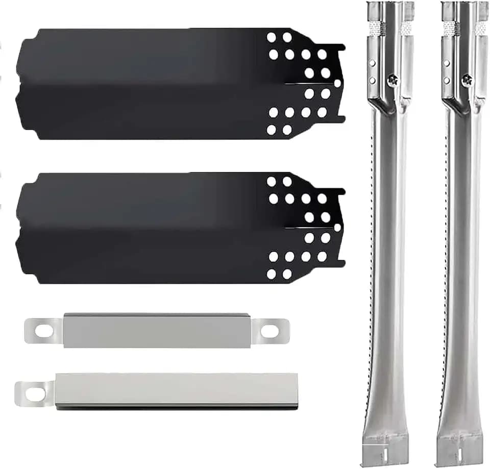 Grill Replacement Parts for Charbroil Classic 280 2 Burner 463613717 463647018 463672717 463672817 G215-0203-W1 G320-0200-W1A Grill Burners Heat Plates Crossover Tubes for American Gourmet 2/3-Burner