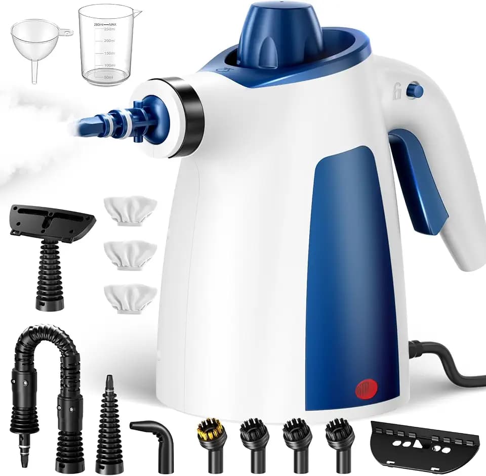 Pressurized Handheld Steam Cleaner, 230°F Steam with 14 Accessories